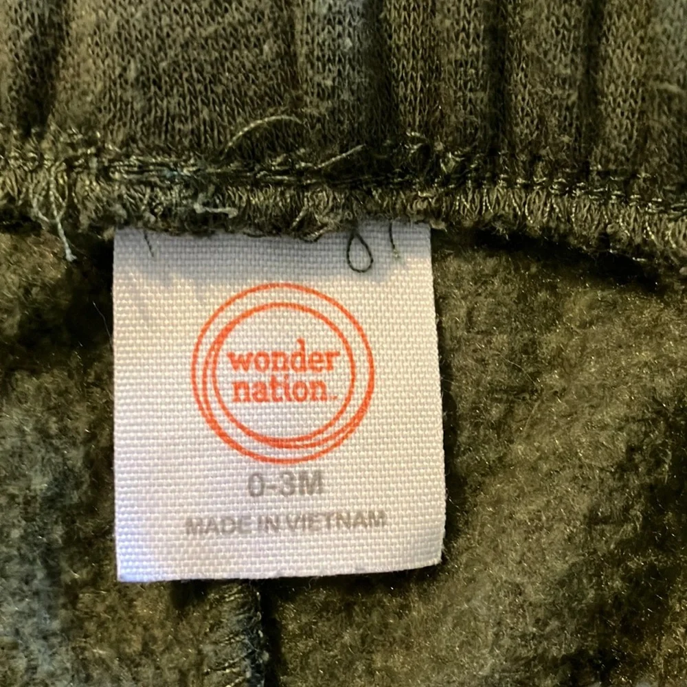 Carter's Green Sherpa Shirt‎ and Wonder Nation  Matching Sweatpants Set